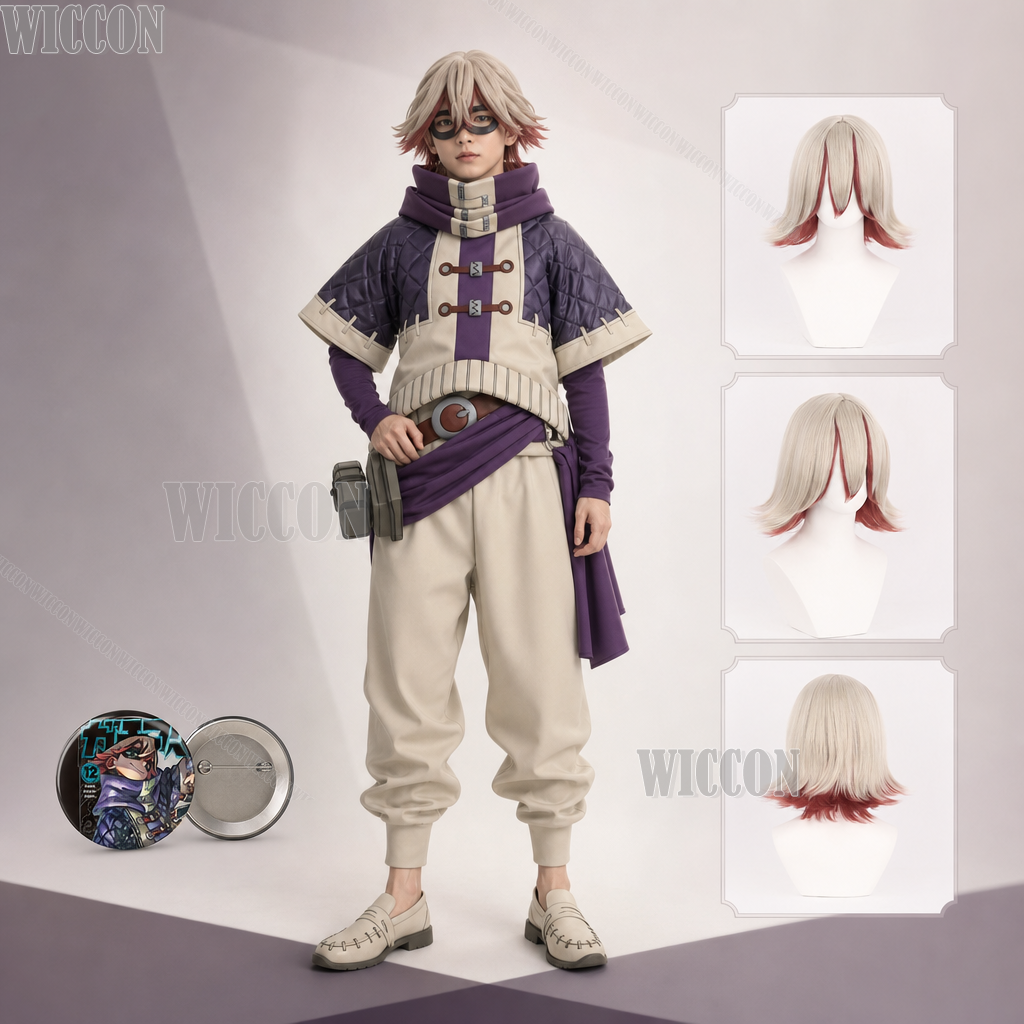 Anime Cosplay With Red Hair - Fu Orostor Anime Gachiakuta Cosplay Outfit