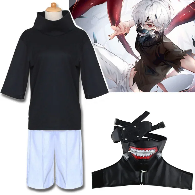 Anime Cosplay Show - Anime Tokyo Ghoul Kaneki Ken Masker
