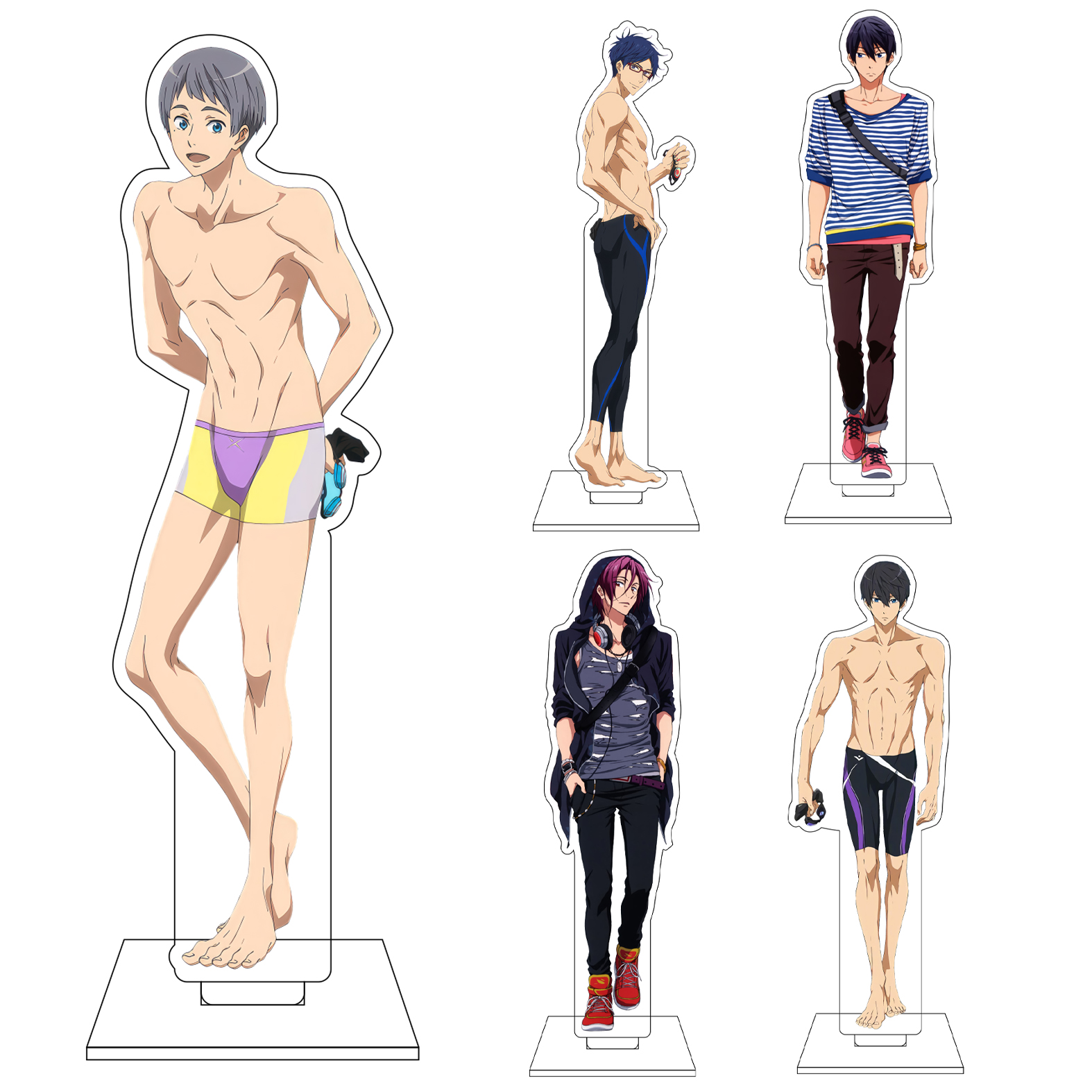 Anime Cosplay Roleplay - 16CM Anime Free! Cosplay Acrylic Stand