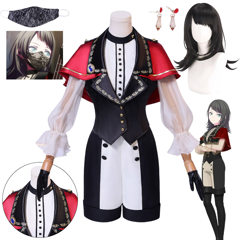 Anime Cosplay With Mask - Anime Umiri Yahata Cosplay BanG Dream