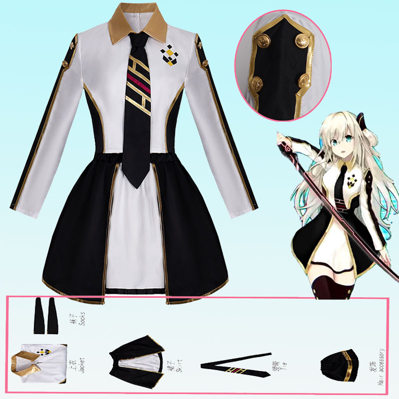 Anime Cosplay Girl Costume - Anime Womens Costume Cosplay Suit Sky
