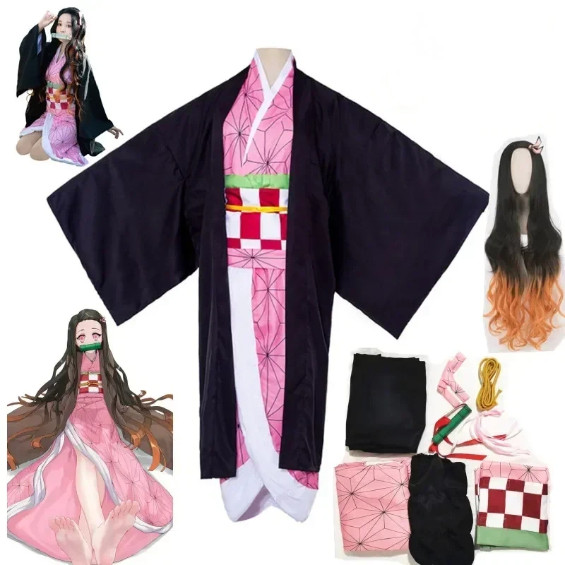 Hallween Kamado Nezuko Anime C - Anime Cosplay Nezuko 评论和价格