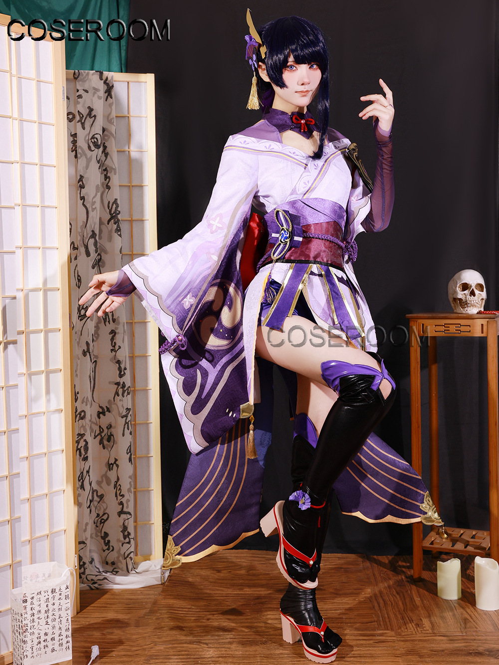 Game GenshinImpact 3D Raiden S - Anime Cosplay Show 评论和价格