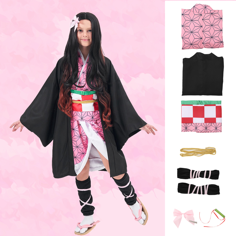 Complete Nezuko Kamado Cosplay - Anime Cosplay Nezuko 评论和价格