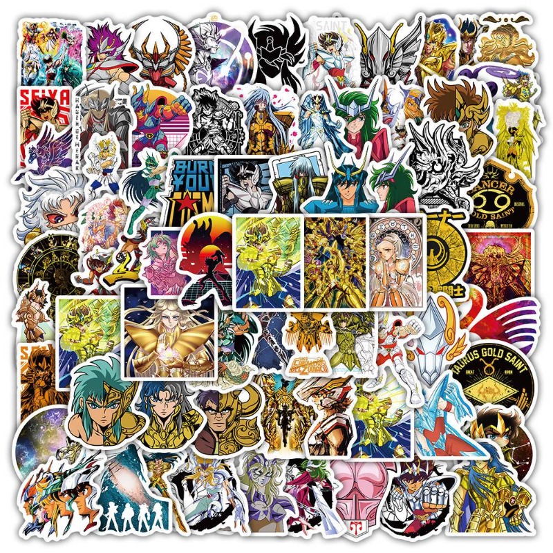 101Pcs Saint Seiya Anime Stick - Anime Cosplay Roleplay 评论和价格