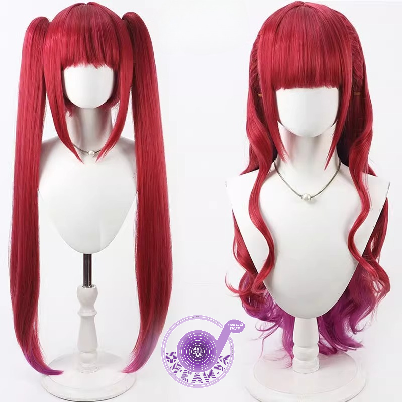 Houshou Marine Cosplay Wig Vtu - Anime Cosplay With Red Hair 评论和价格
