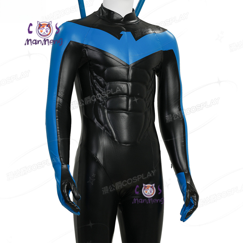 New Robin Nightwing Cosplay Co - Anime Cosplay With Mask 评论和价格