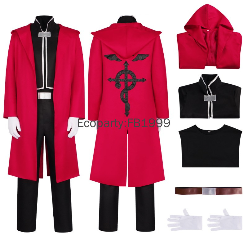Anime Alchemist Edward Elric C - Fullmetal Alchemist Coat 评论和价格