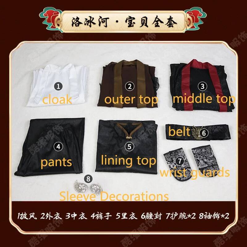 Anime Luo BingHe Cosplay Costu - Anime Cosplay Wig 评论和价格