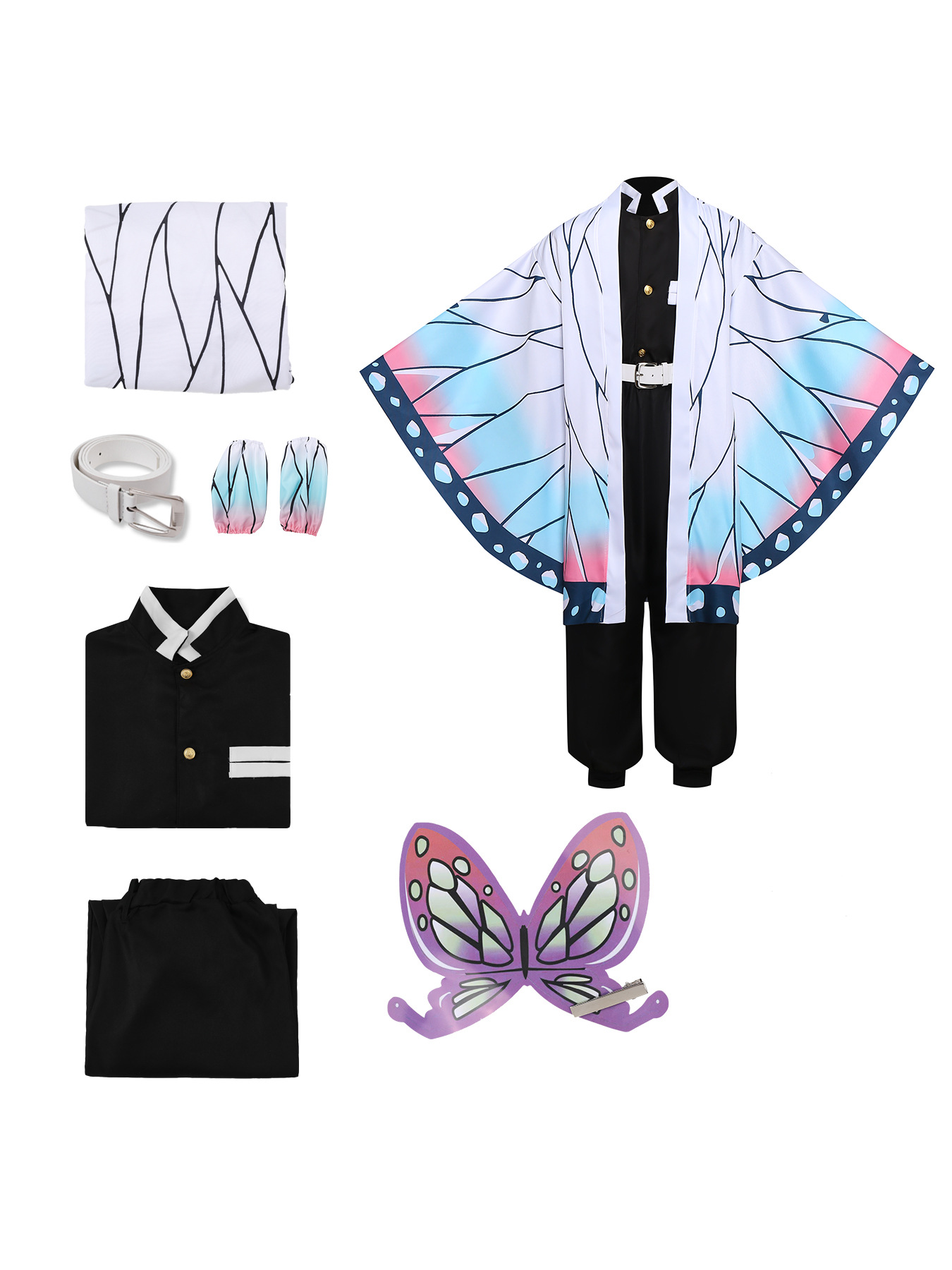 Kamado Nezuko Cosplay Costume  - Anime Cosplay Nezuko 评论和价格