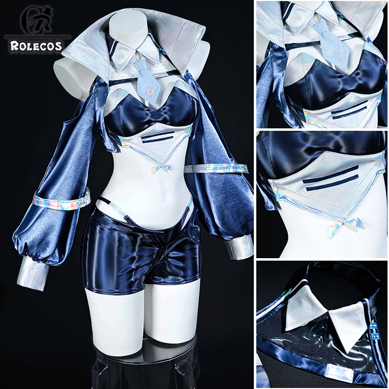 ROLECOS Game Azur Lane USS New - Anime Cosplay Girl Costume 评论和价格