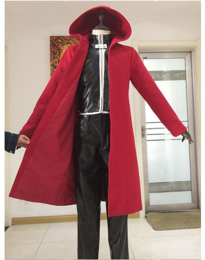 Anime Full Metal Alchemist Cos - Fullmetal Alchemist Coat 评论和价格