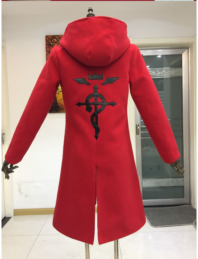 Anime Full Metal Alchemist Cos - Fullmetal Alchemist Coat 评论和价格
