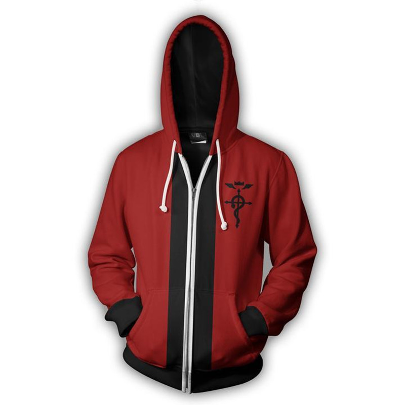 Anime Cosplay Sweatshirts Trac - Fullmetal Alchemist Coat 评论和价格