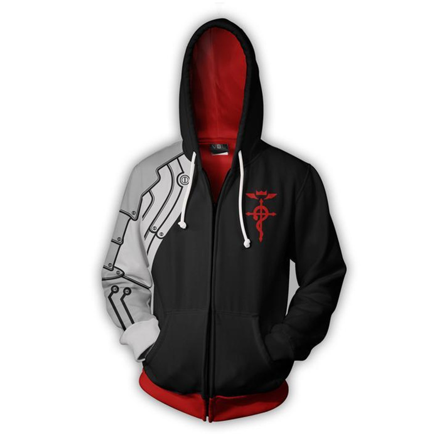 Anime Cosplay Sweatshirts Trac - Fullmetal Alchemist Coat 评论和价格