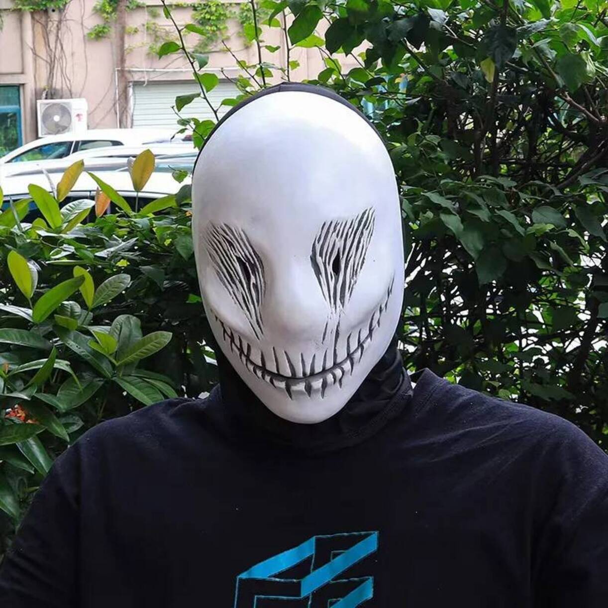 Scary Demon White Ghost Acg La - Anime Cosplay With Mask 评论和价格
