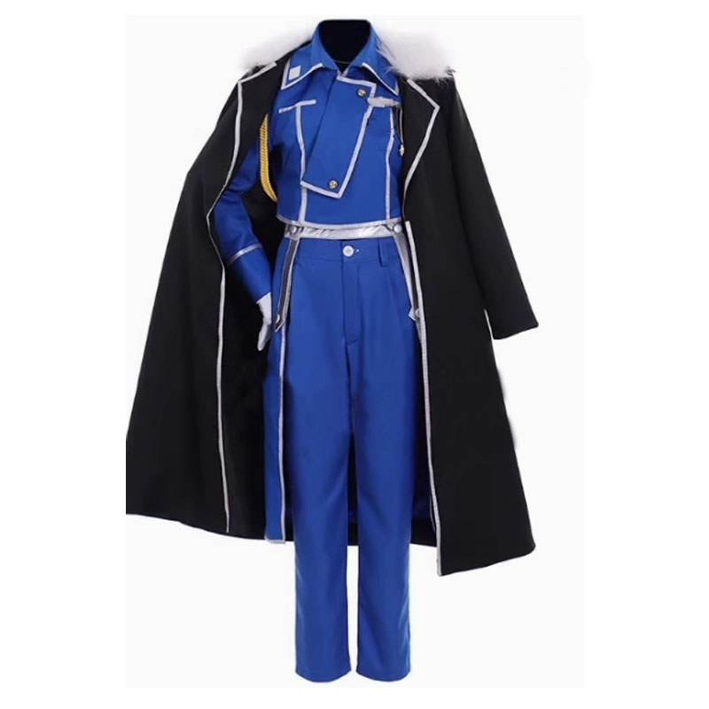New Anime Alchemist Roy Mustan - Fullmetal Alchemist Coat 评论和价格