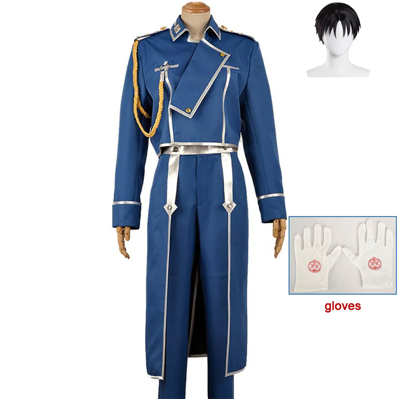 New Anime Alchemist Roy Mustan - Fullmetal Alchemist Coat 评论和价格