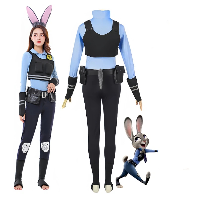 New Zootopia Judy Bunny Costum - Anime Cosplay Bunny 评论和价格