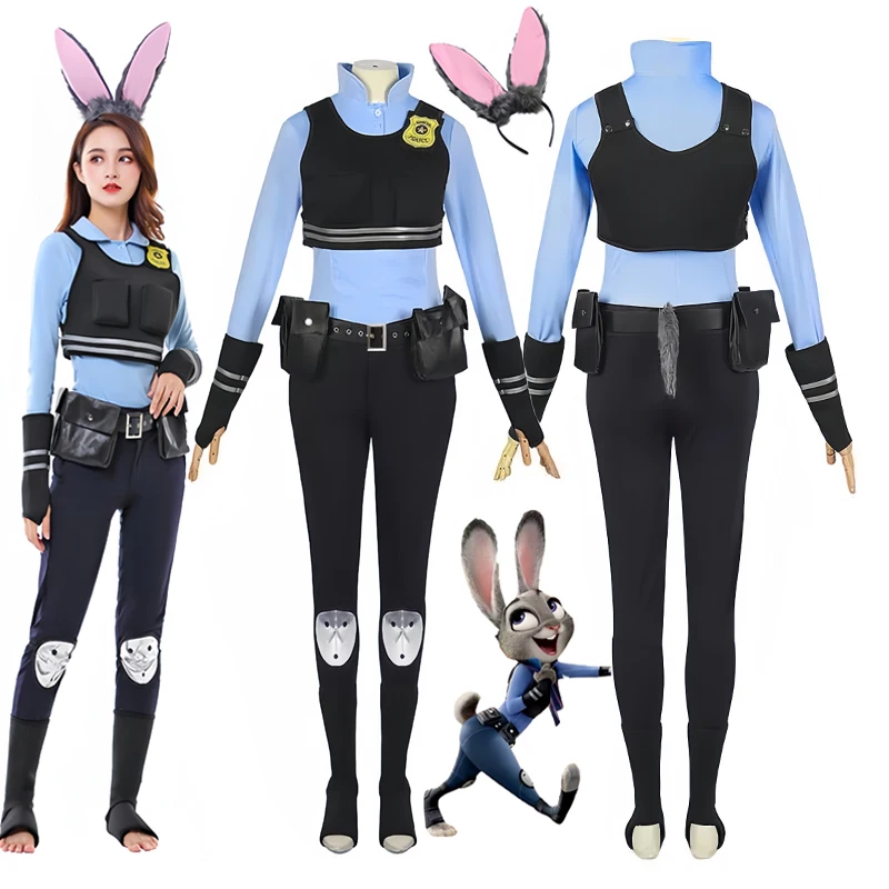 New Zootopia Judy Bunny Costum - Anime Cosplay Bunny 评论和价格