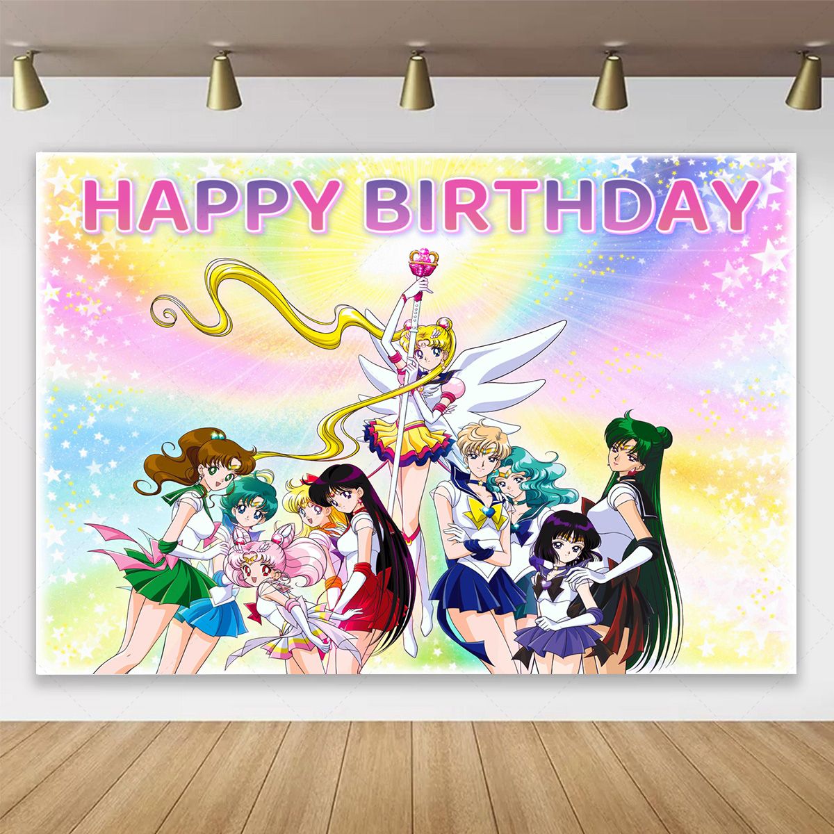 S-Sailored-Moon Birthday Backd - Sailor Moon Wand 评论和价格