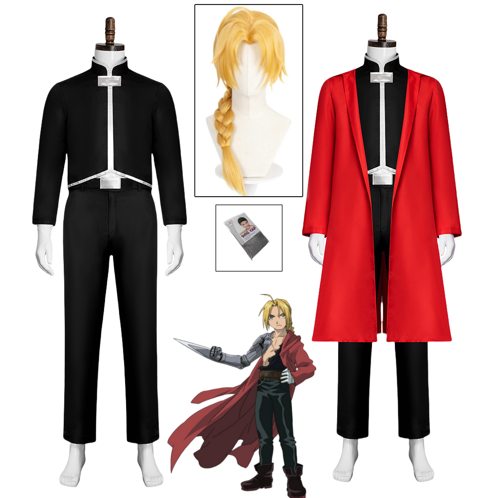 Anime Cos Fullmetal Alchemist  - Fullmetal Alchemist Coat 评论和价格