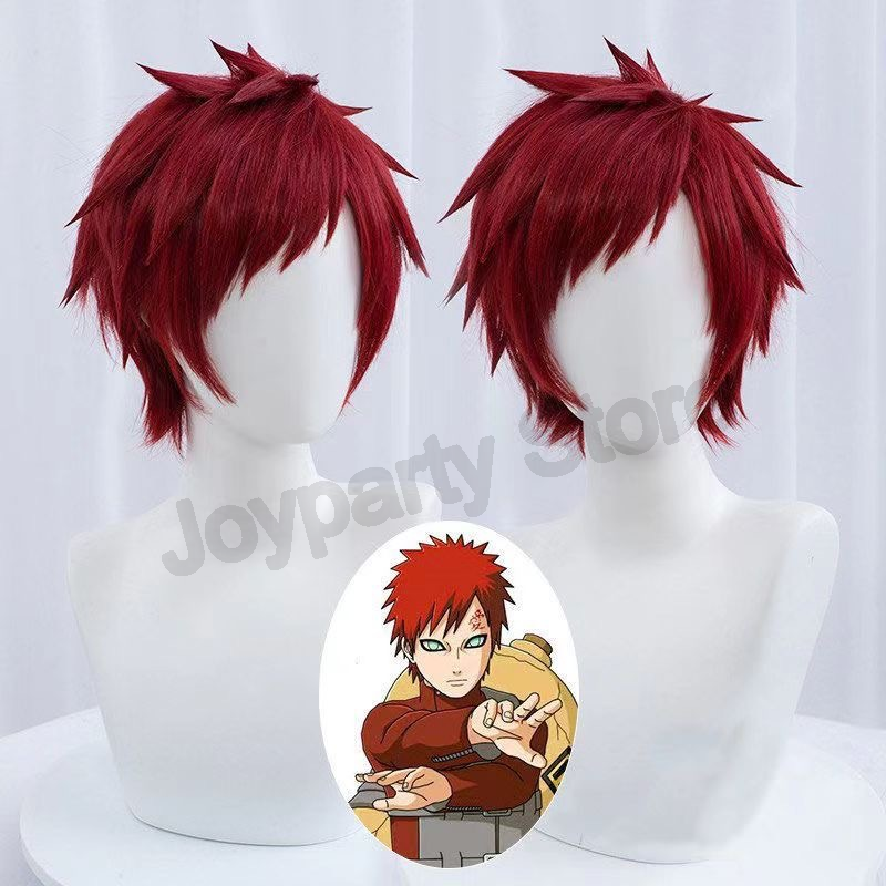 Gaara Cosplay Costume Sand Fiv - Anime Cosplay With Red Hair 评论和价格